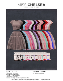 Second Life Marketplace - .miss chelsea. Verity Tee Handsy